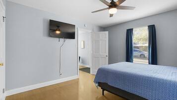 2 chambres, fer et planche Ă repasser, Wi-Fi, draps fournis