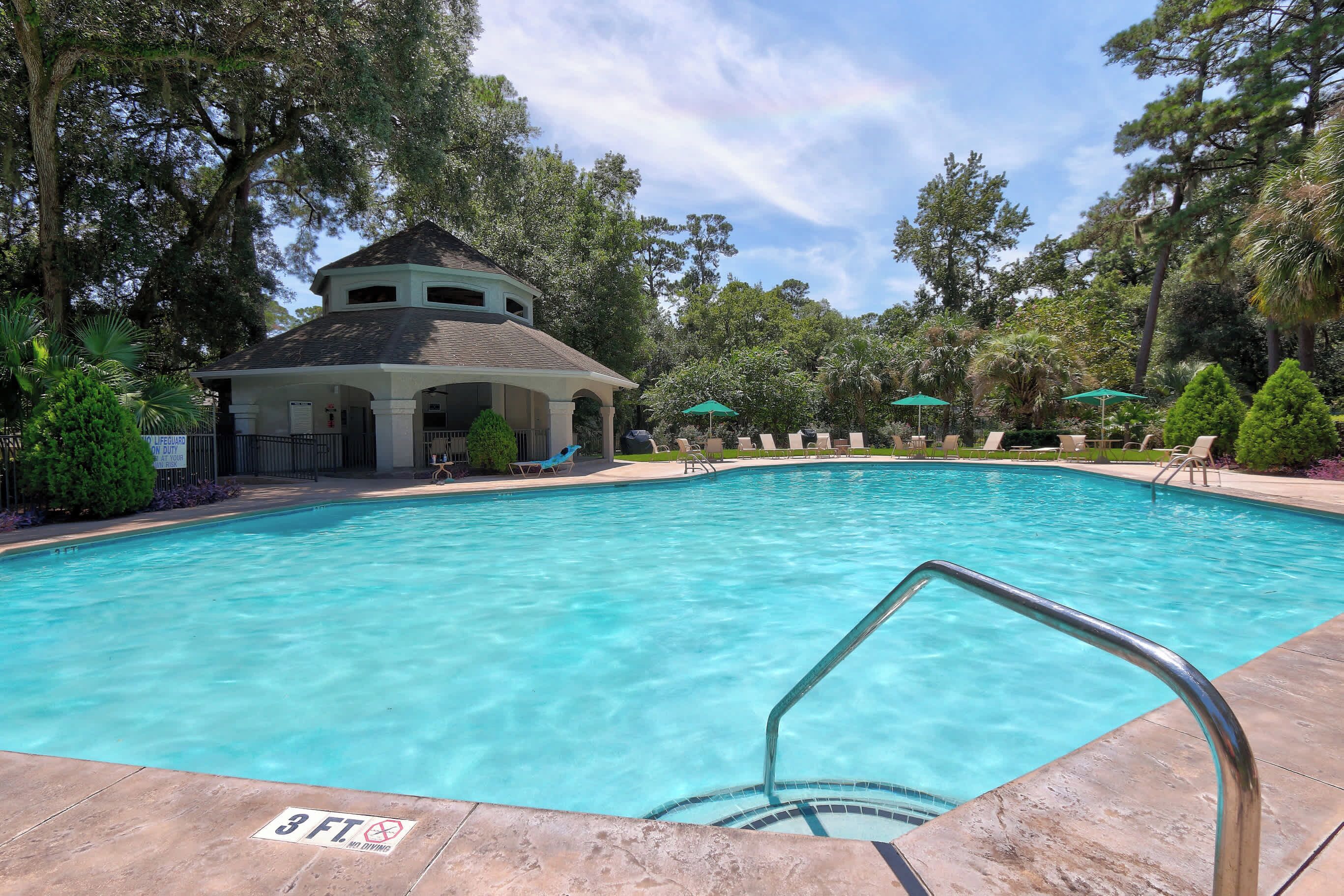 One of the community pools 