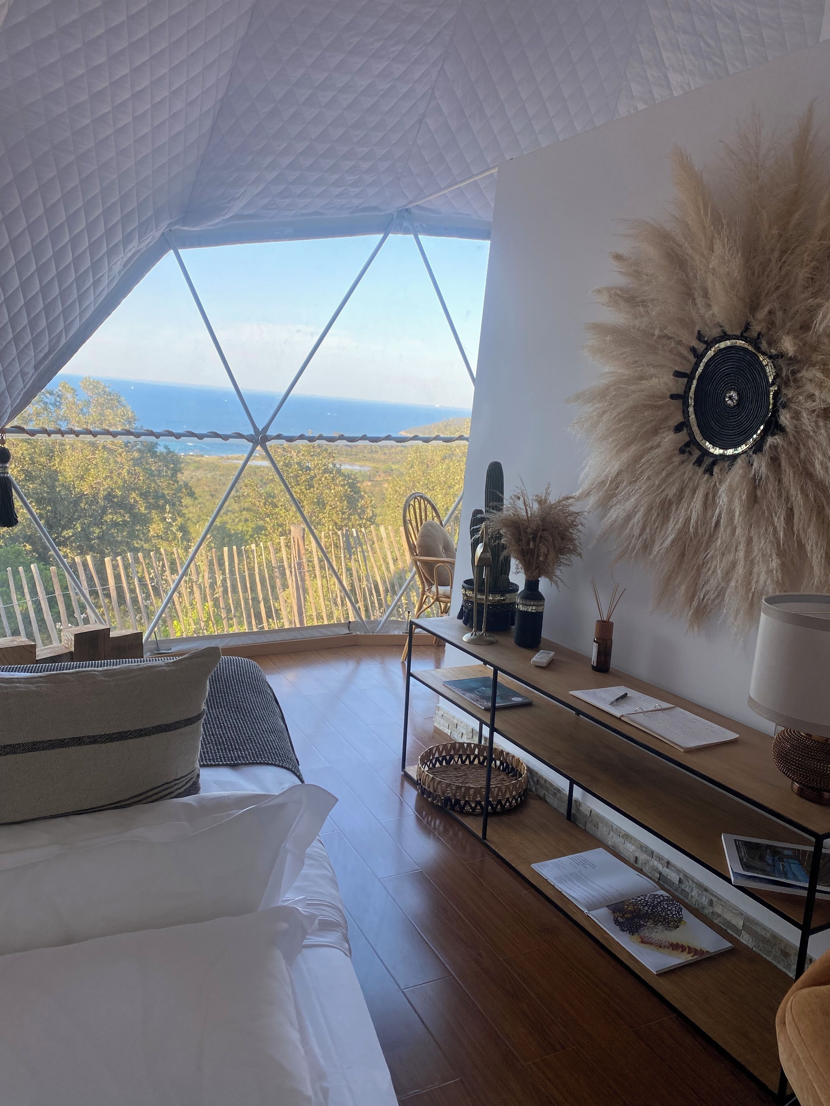 Solievu dôme, vue mer