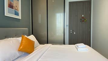 Lakens van Egyptisch katoen, luxe beddengoed, donzen dekbedden