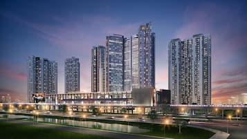 Voorkant van accommodatie