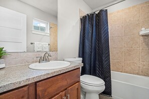 Hair dryer, towels