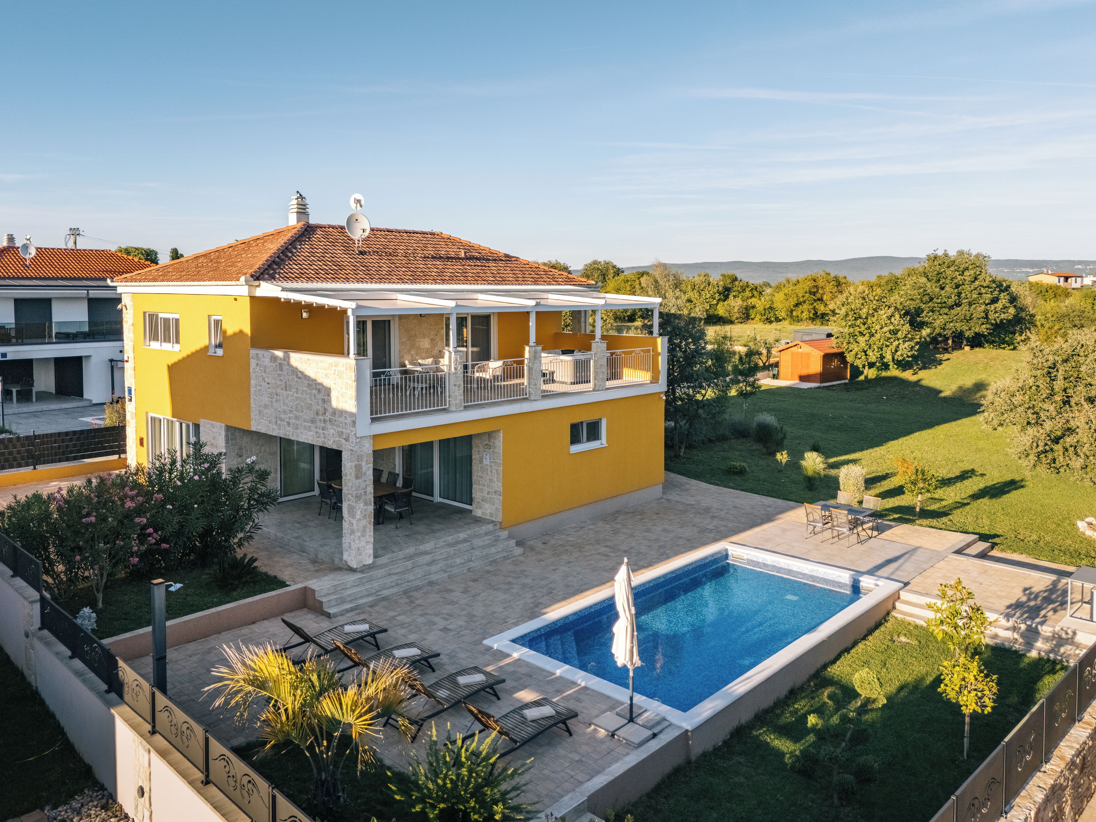 Outdoor pool - Ville Novak Villaggio  (Krnica)