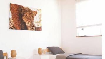 Desk, laptop workspace, free WiFi