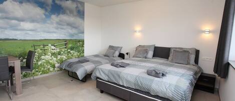 3 bedrooms, iron/ironing board, free WiFi, bed sheets