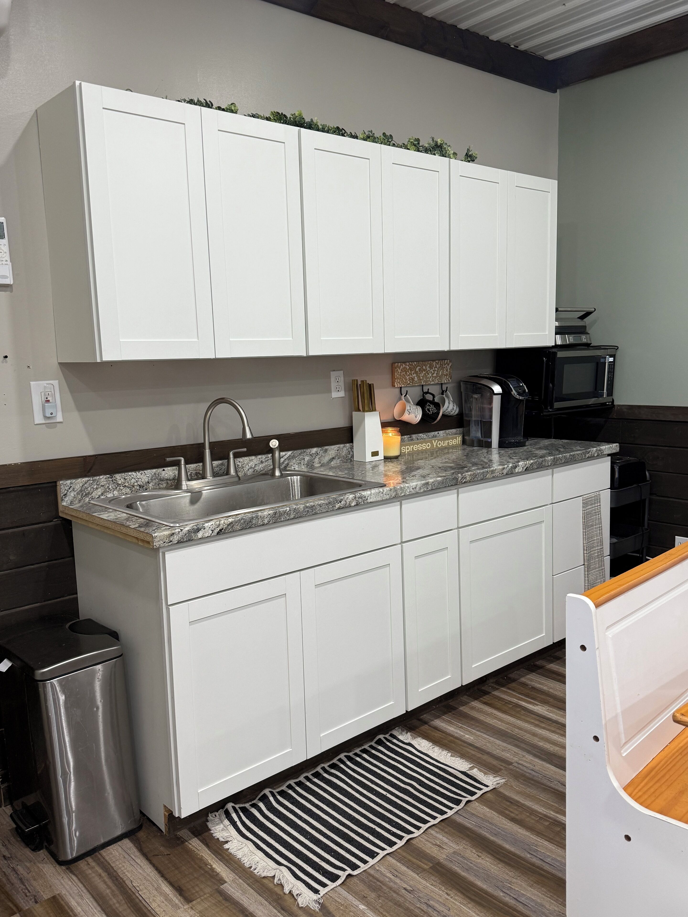 Microwave, oven, stovetop