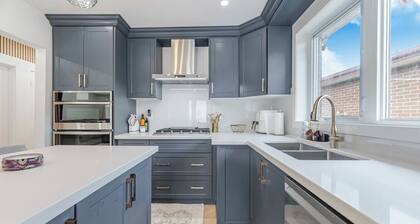 Luxury Modern House + Cozy Fireplace