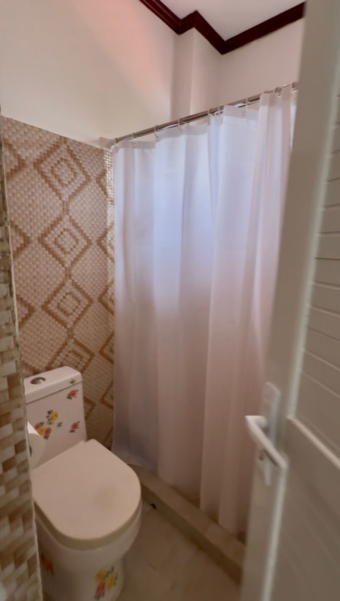 Shower, towels, soap