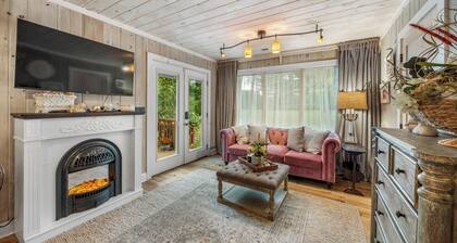 Charming Guest Suite - King Bed - Hot Tub - Fire Pit - Luxury Bath - Kitchenette