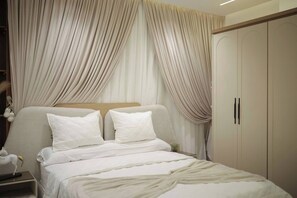 1 chambre, fer et planche Ă repasser, accĂšs Ă Internet, literie fournie