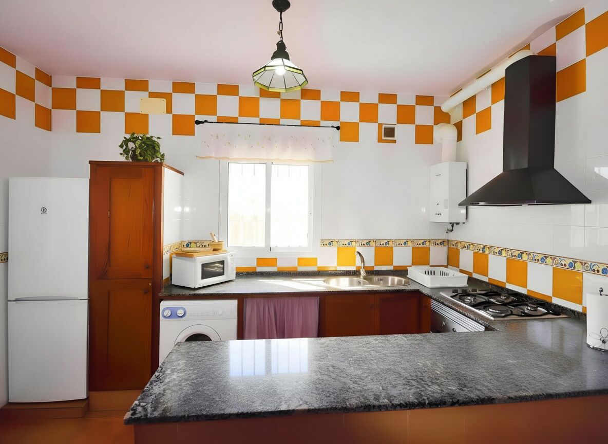 Comfort Chalet, Patio, Garden View | Private kitchen