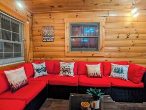 Interior - Family Game Nights | Hot Tub + BBQ Grill | King (Logan)