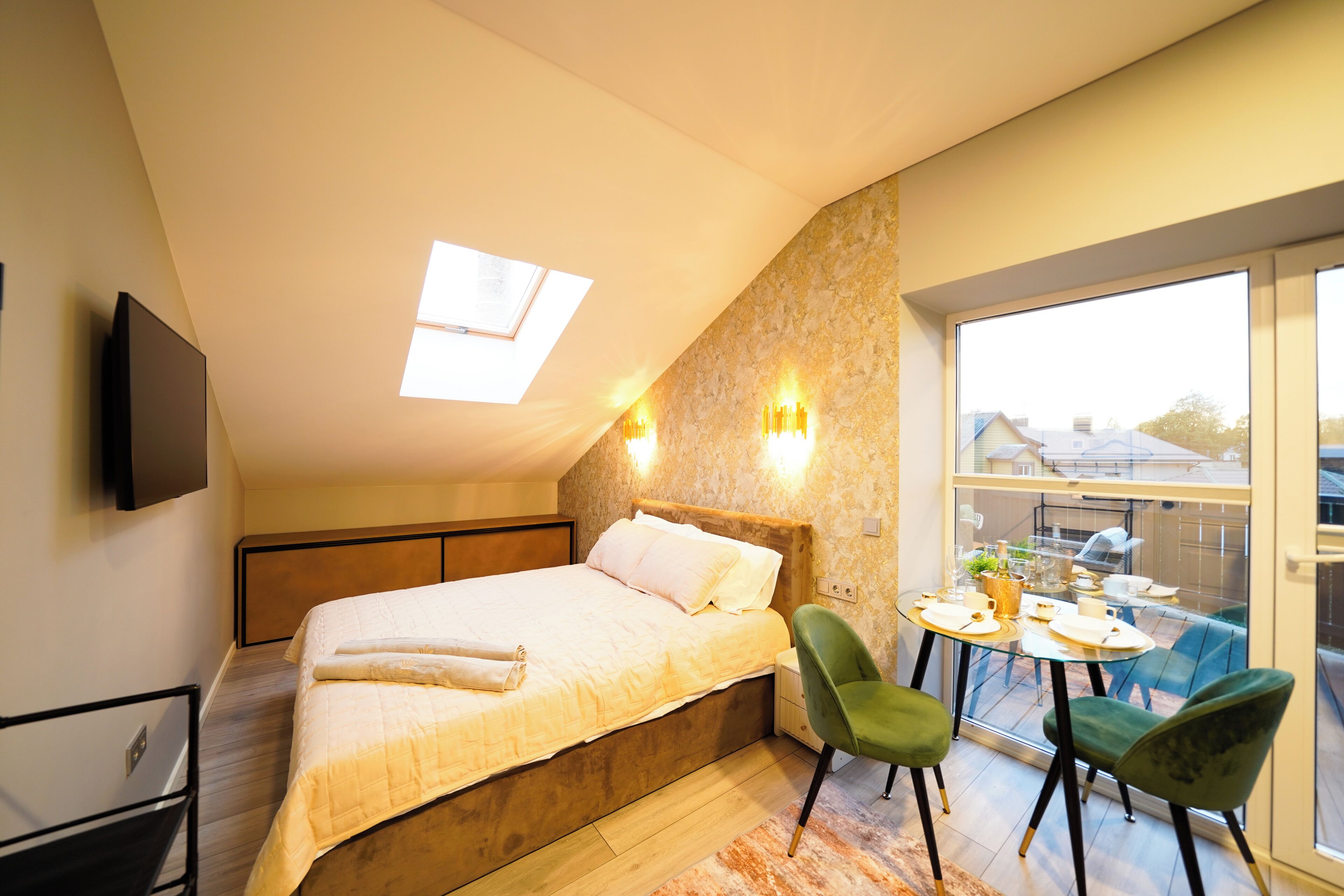 Svaja ApartHotel 9 | Tabla de planchar con plancha y Internet por cable gratuito