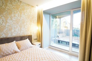 Svaja ApartHotel 3 | Een strijkplank/strijkijzer, gratis kabelinternet