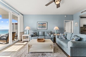 TV - Gulf View 3BR Resort Condo with 5 Pools (Panama City Beach)