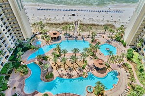 Pool - Shores of Panama Modern 2BR 2BA! Gulf View Beachfront Resort (Panama City Beach)