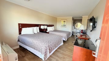 Double Room, 2 Queen Beds, Non Smoking | Desk, free WiFi