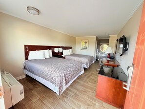 Double Room, 2 Queen Beds, Non Smoking | Desk, free WiFi