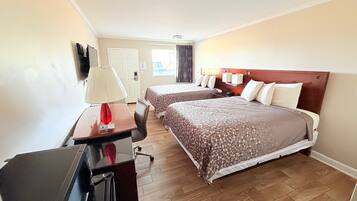 Double Room, 2 Queen Beds, Non Smoking | Desk, free WiFi