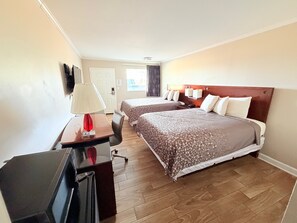 Double Room, 2 Queen Beds, Non Smoking | Desk, free WiFi