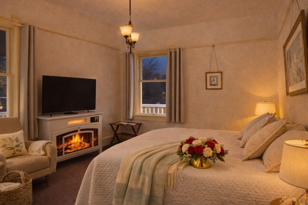 Bügeleisen/Bügelbrett, kostenloses WLAN, Bettwäsche