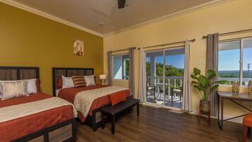 Deluxe Double Room, Balcony, Sea View | In-room safe, desk, iron/ironing board, free WiFi