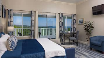 Cobertura superluxo, vista para o mar | Cofres nos quartos, escrivaninha, ferros/tábuas de passar roupa