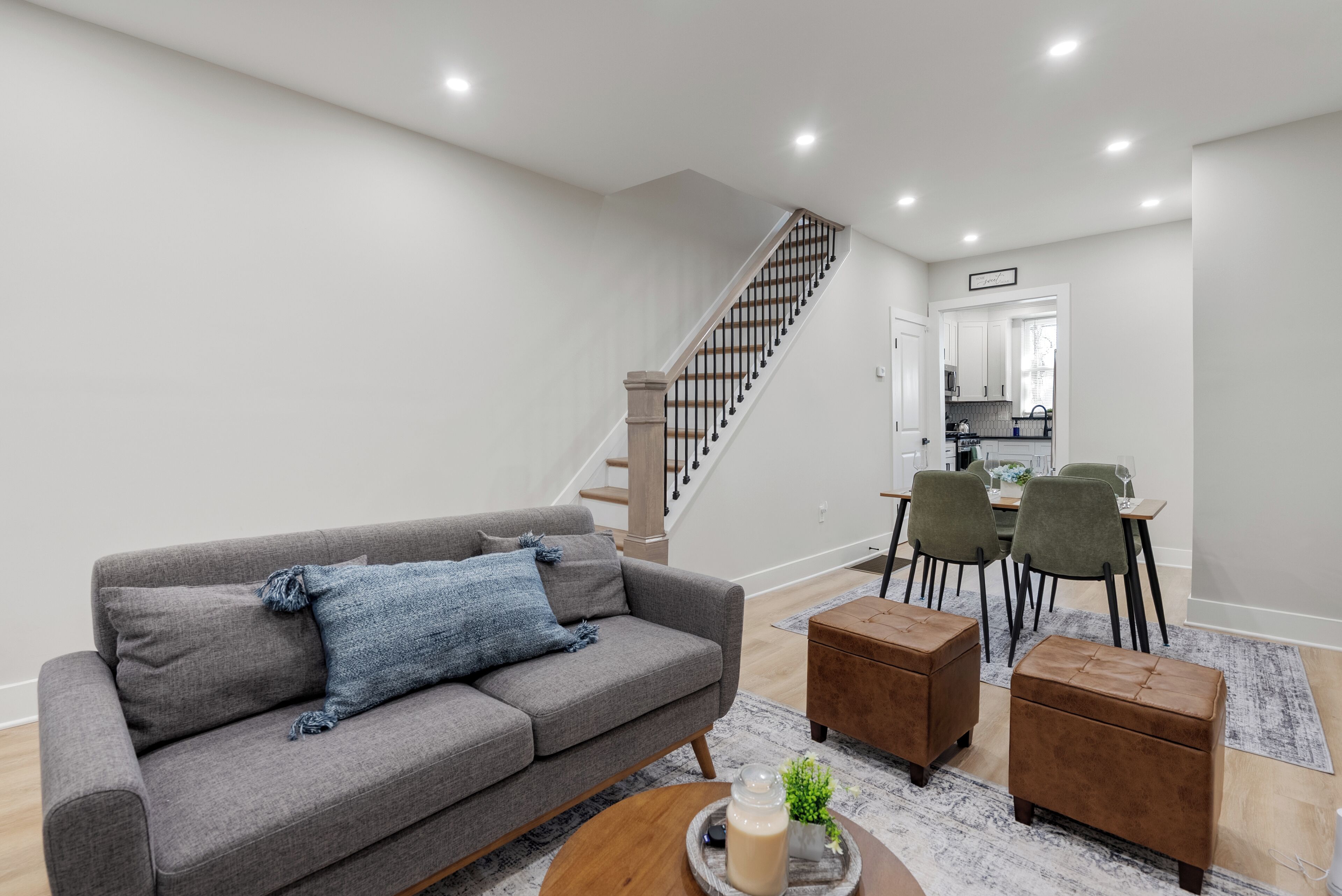 Televisión y chimenea 