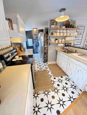 Microwave, oven, stovetop