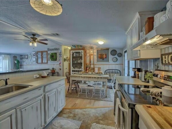 Microwave, oven, stovetop