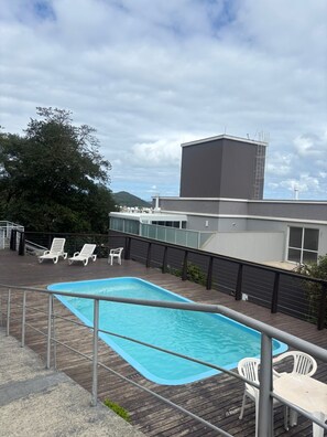 Pool - Beautiful penthouse with a view. (Florianópolis)