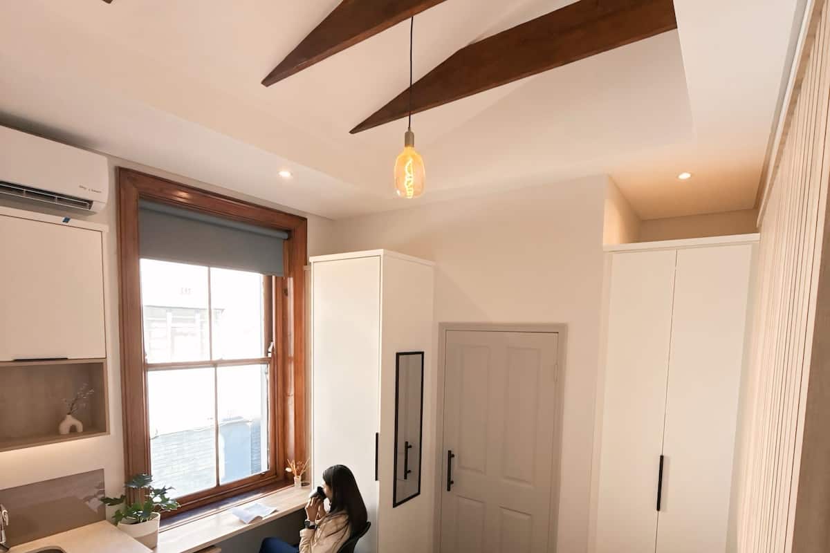 Deluxe-herbergi fyrir einn - reyklaust | Straujárn/strauborð, ókeypis þráðlaus nettenging