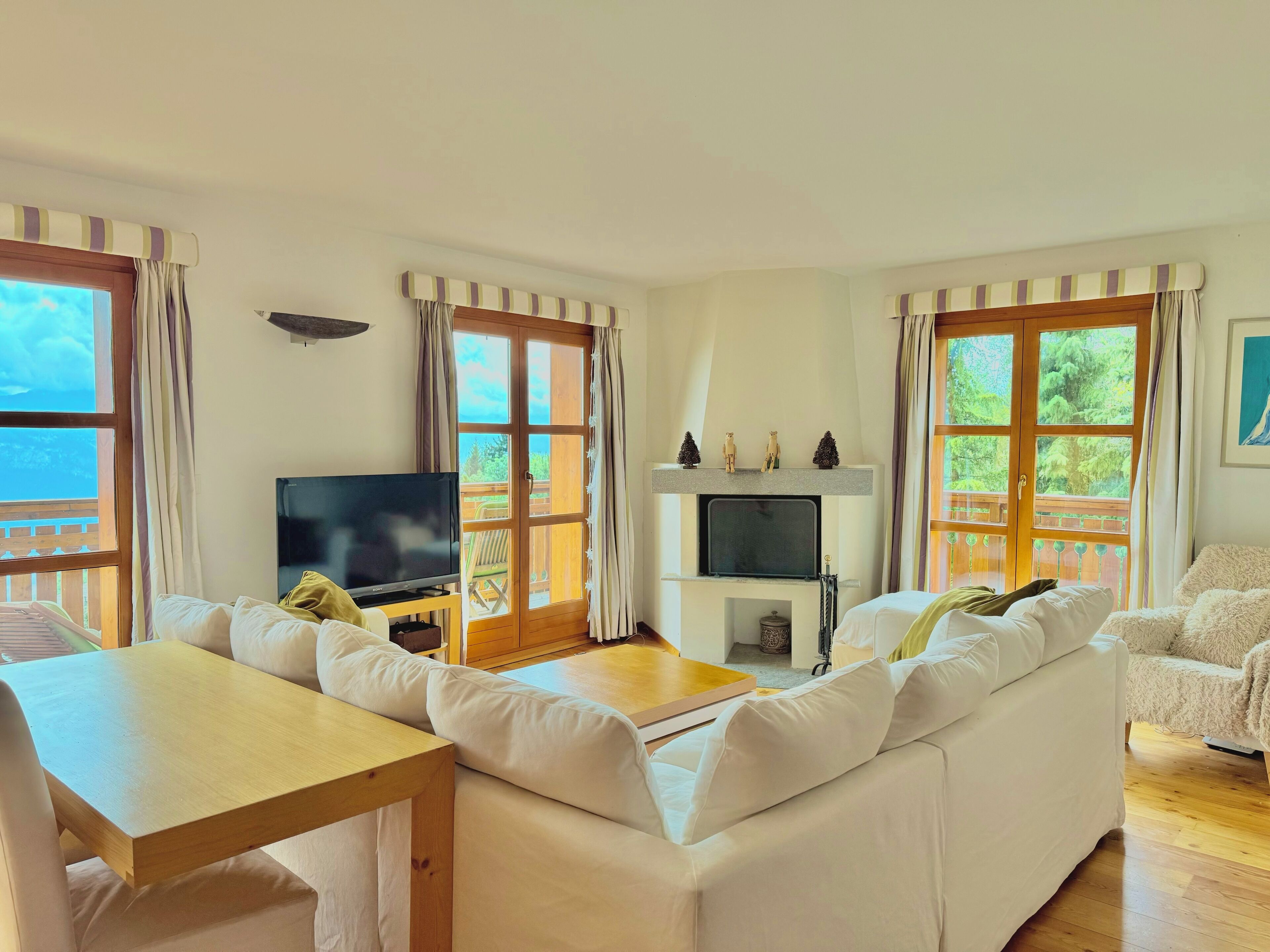 Una Smart TV, un reproductor de DVD