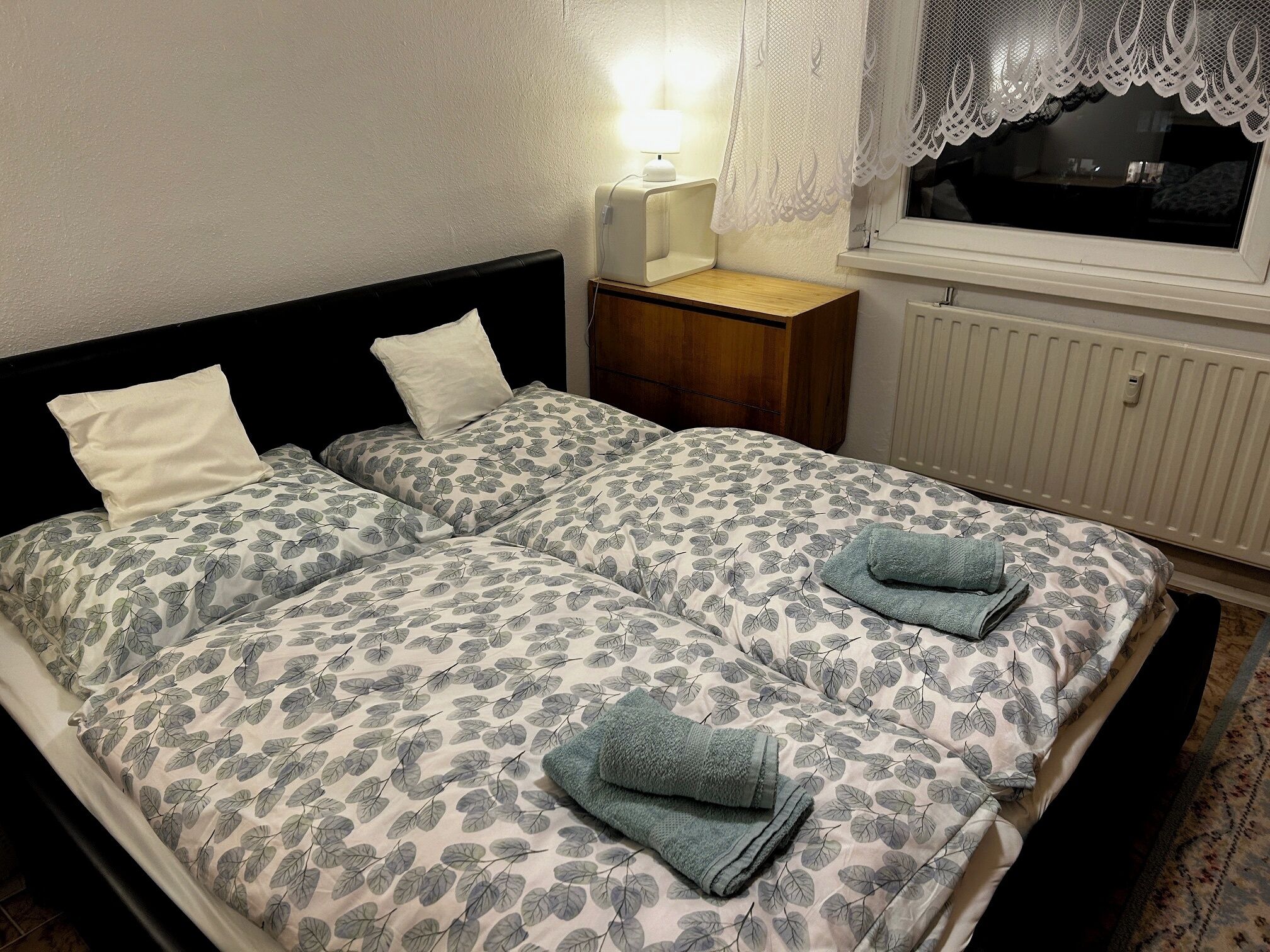 Blackout drapes, iron/ironing board, free WiFi