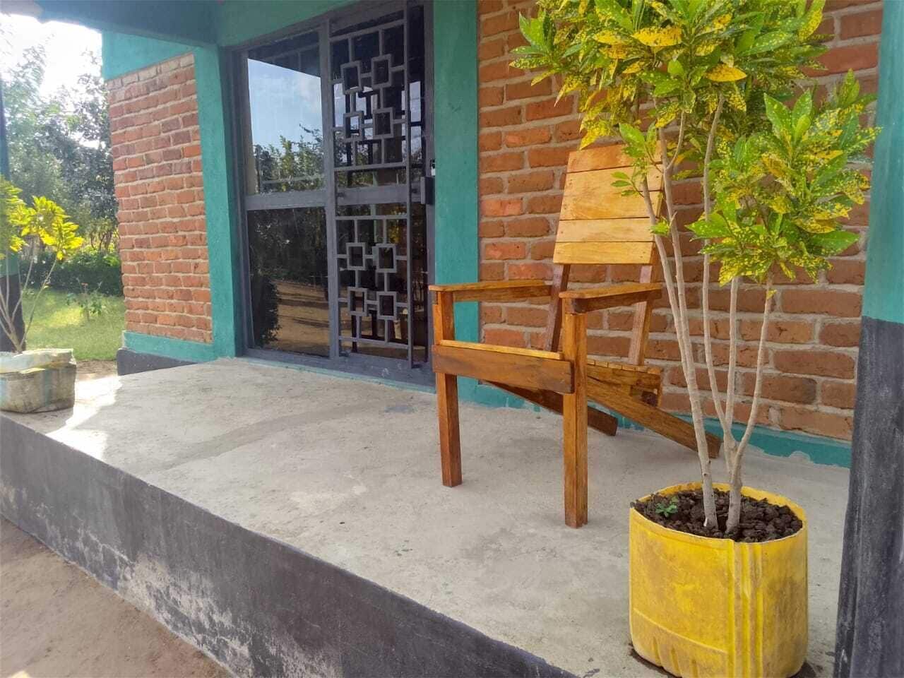 Chambre Double, balcon, vue établissement | Terrasse/Patio
