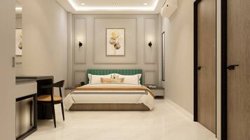 Bureau, espace de travail pour ordinateur portable