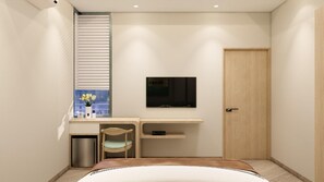 Escritorio y espacio para trabajar con laptop 