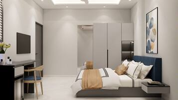 Deluxe Room | Desk, laptop workspace, iron/ironing board, free WiFi