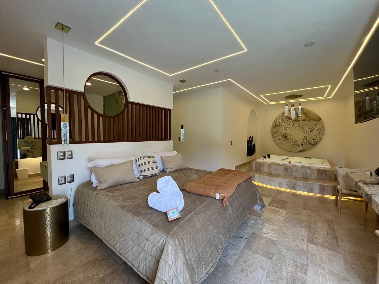 Suite con terraza 104 | ตู้นิรภัยในห้องพัก, ห้องเก็บเสียง, เตารีด/โต๊ะรีดผ้า, Wi-Fi ฟรี