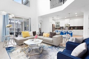 TV, ping pong - 5BR | Pool + Hot Tub + Firepit | Game Room | 26 Min Disney | Sleeps 12 (Kissimmee)