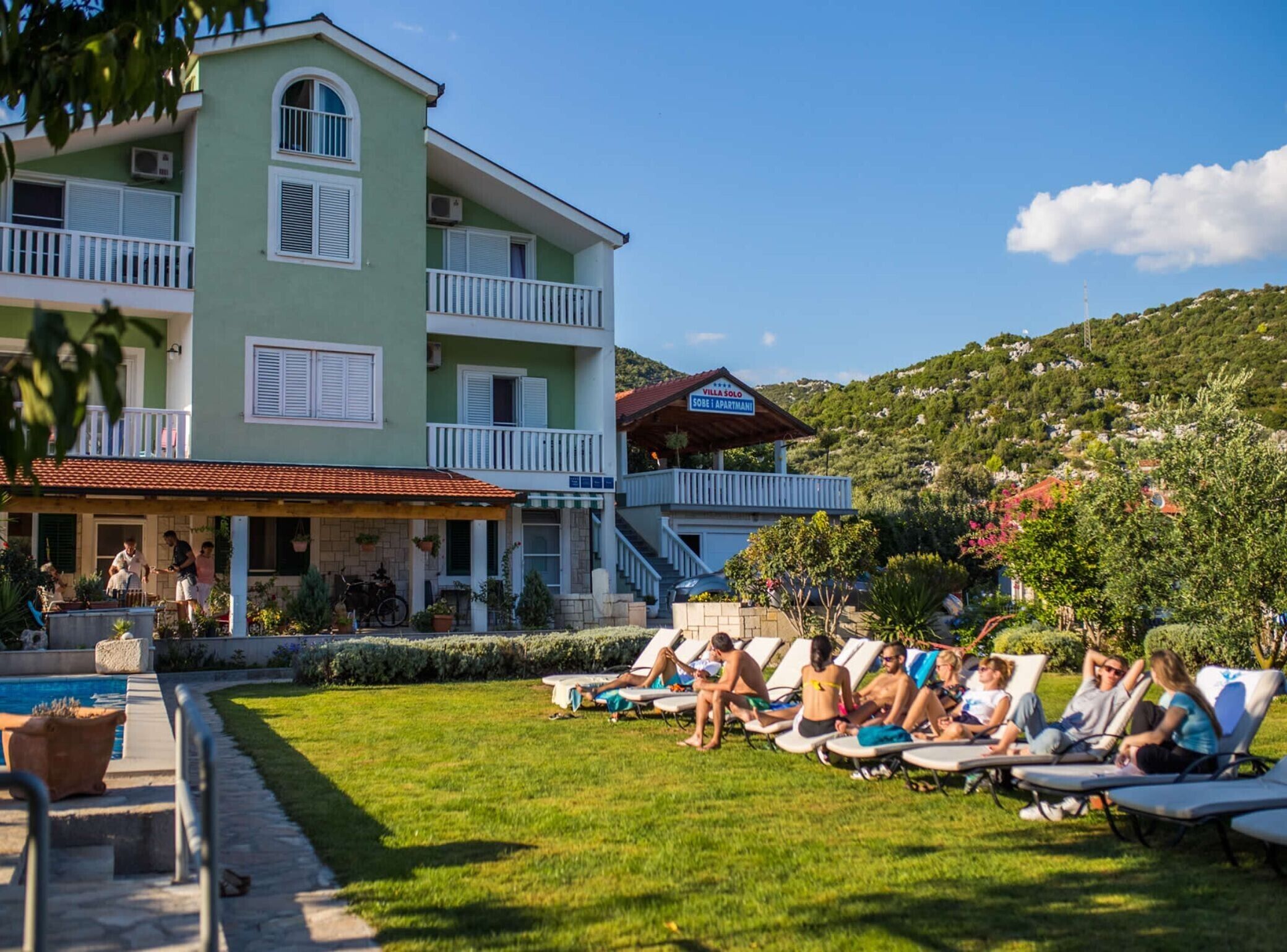 Terrein van de accommodatie