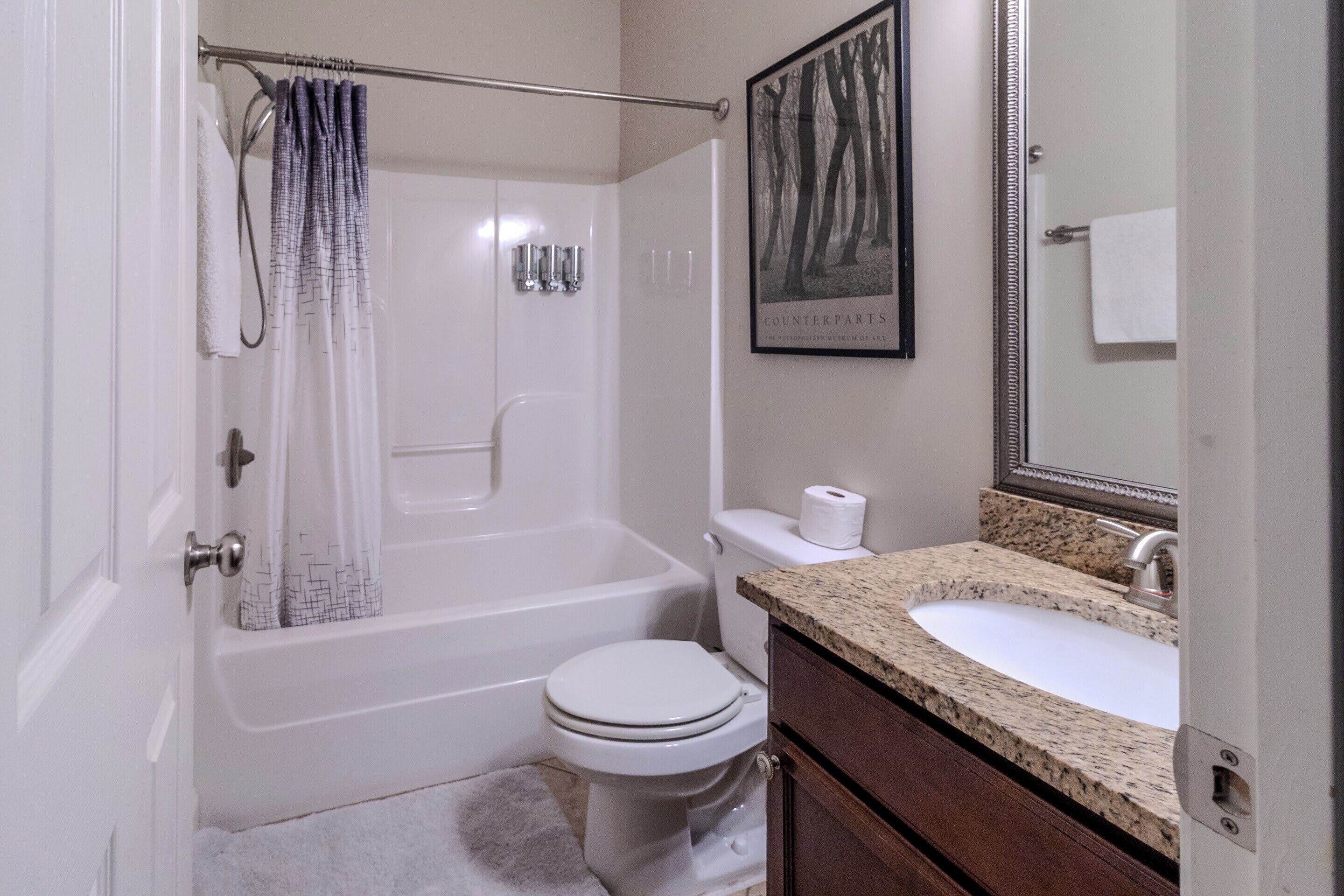 Haartrockner, Seife, Toilettenpapier