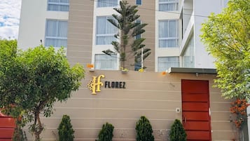 Voorkant van accommodatie