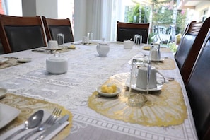 Kontinental frokost er inkludert hver dag