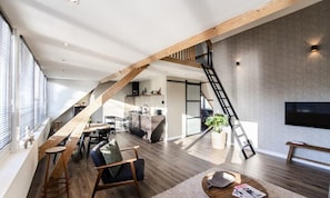 Living area - Apartments for 3 People (Zandvoort)