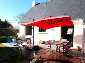 Outdoor dining - NEW!!!    SEA VIEW with direct beach access at 110 m (Pénestin)