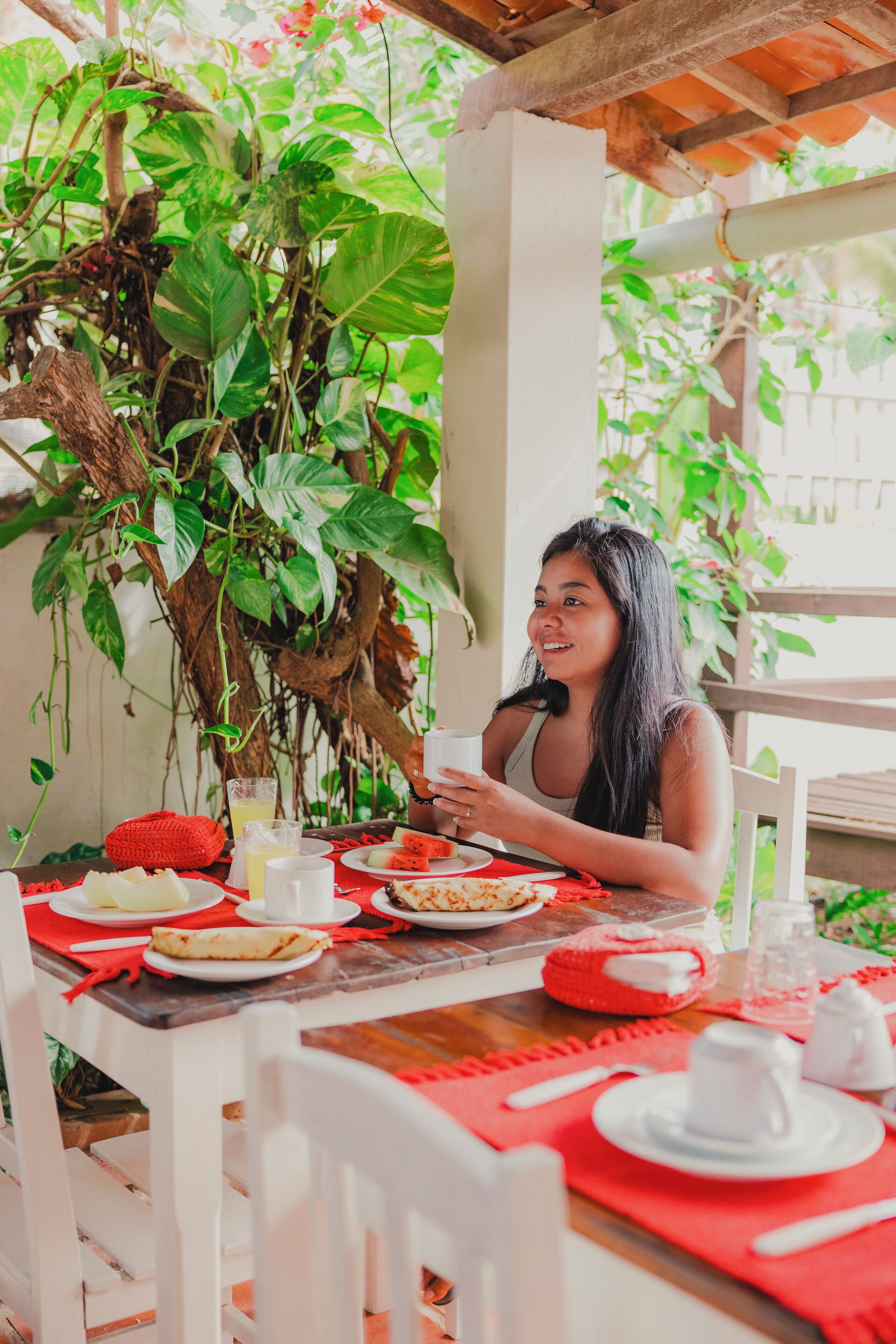 Café da manhã self-service grátis todos os dias