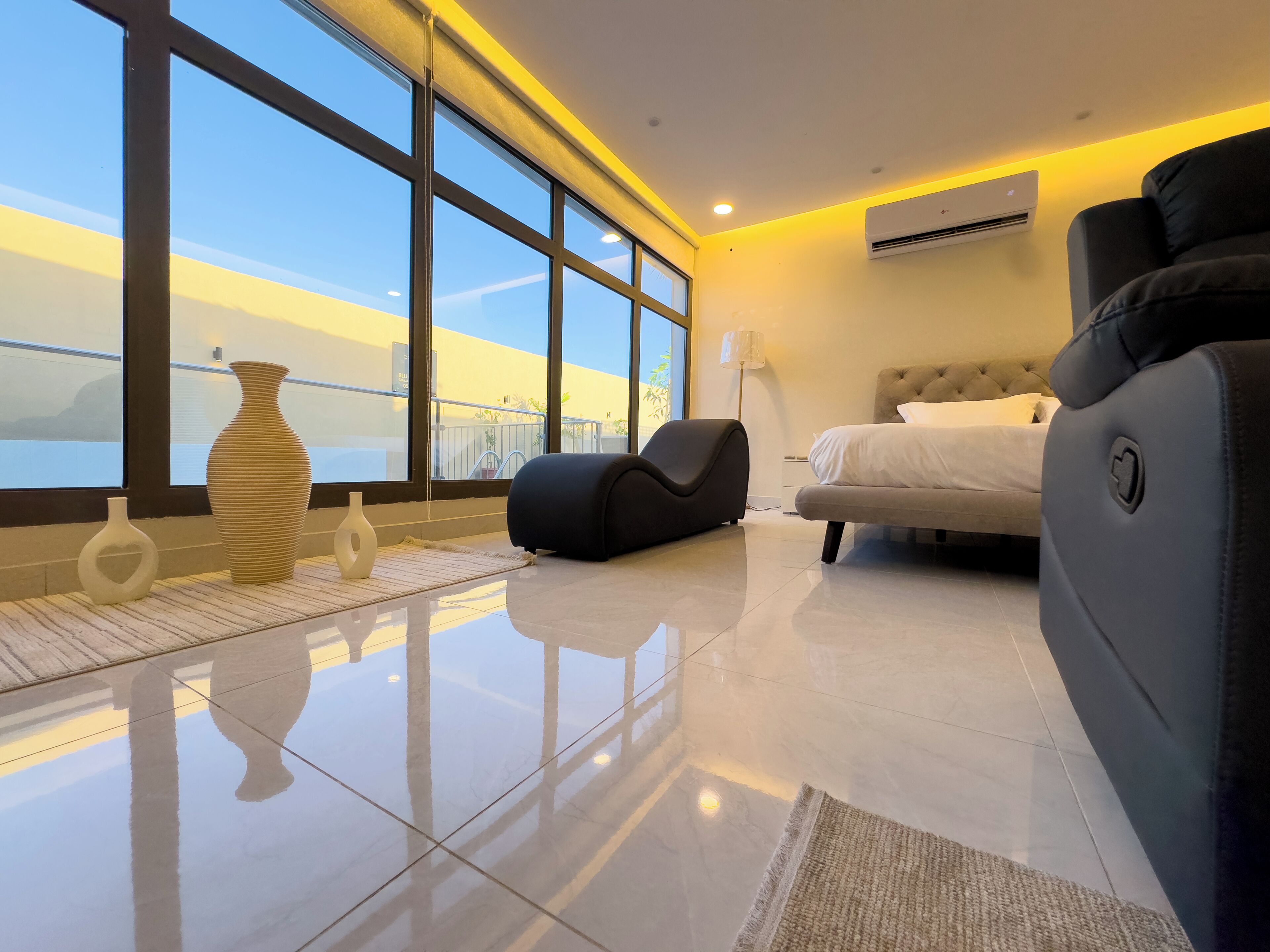 Luxury-Chalet, 2 Schlafzimmer, Poolblick | Kostenloses WLAN