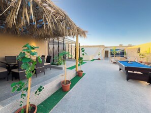 Luxury Chalet, 2 Bedrooms, Pool View | Courtyard view