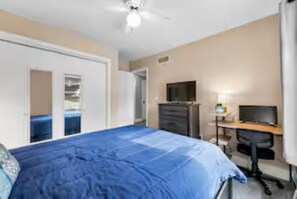 3 chambres, bureau, fer et planche à repasser, Wi-Fi gratuit